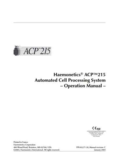 Инструкция пользователя, User manual на Разное ACP 215
