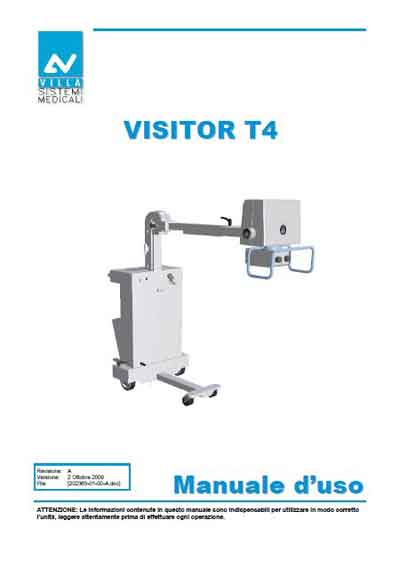 Инструкция пользователя, User manual на Рентген Visitor T4