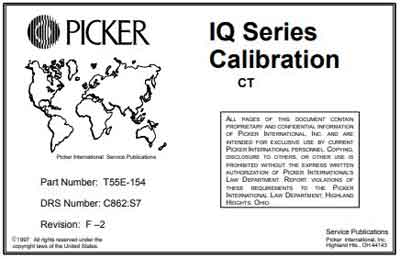Инструкция по наладке, Adjustment Instruction на Томограф CT Scanner IQ (Calibration)