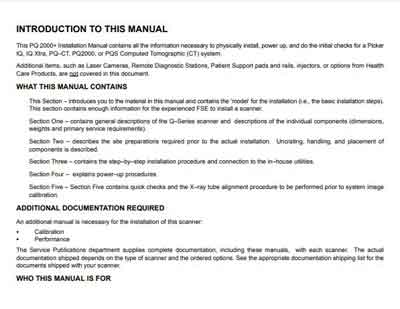 Инструкция по установке, Installation Manual на Томограф CT Scanner PQ, IQ