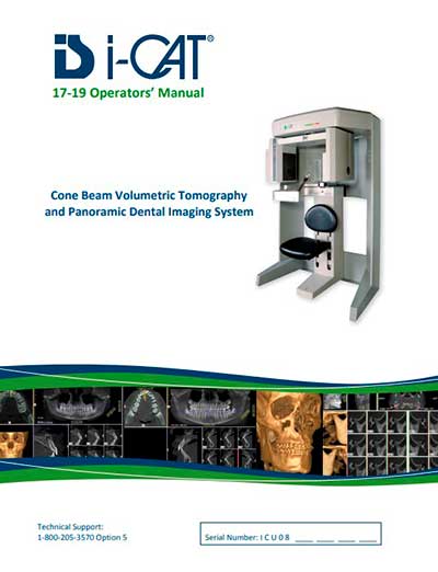 Инструкция оператора, Operator manual на Рентген i-Cat 17-19 [Imaging Sciences International]