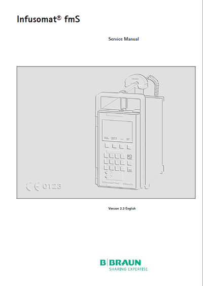 Сервисная инструкция, Service manual на Разное Инфузомат Infusomat fmS
