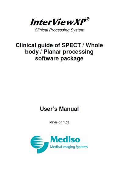 Инструкция пользователя, User manual на Томограф ПО Interview XP