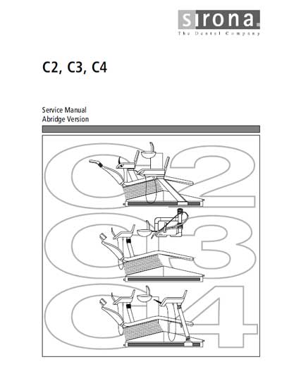 Сервисная инструкция, Service manual на Стоматология C2, C3, C4