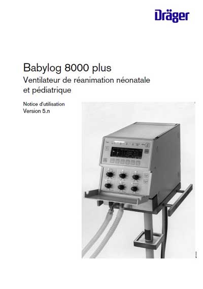 Инструкция по эксплуатации, Operation (Instruction) manual на ИВЛ-Анестезия Babylog 8000 Plus