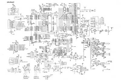 Схема электрическая, Electric scheme (circuit) на Анализаторы EasyLyte Na/K (CPU Board)