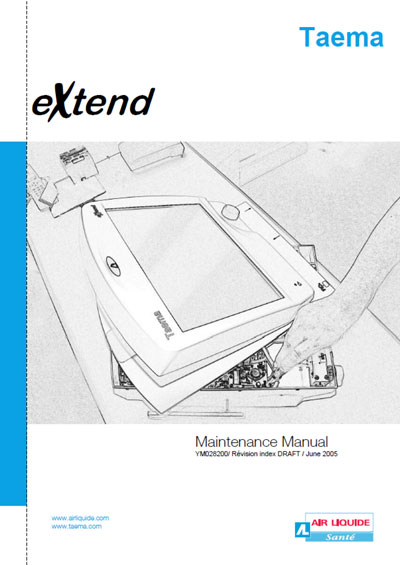 Инструкция по техническому обслуживанию, Maintenance Instruction на ИВЛ-Анестезия eXtend