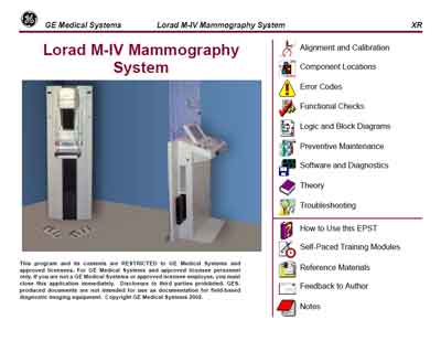 Техническая документация, Technical Documentation/Manual на Рентген Маммограф Lorad M-IV