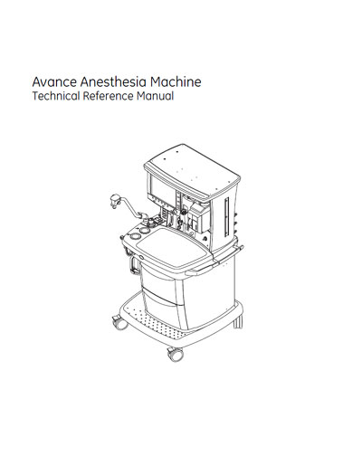 Техническая документация, Technical Documentation/Manual на ИВЛ-Анестезия Avance (S/5) 2010