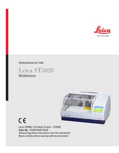 Инструкция пользователя, User manual на Лаборатория ST5020