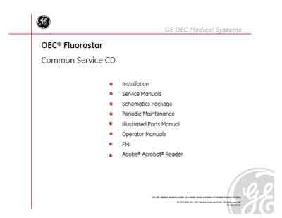 Эксплуатационная и сервисная документация, Operating and Service Documentation на Рентген Fluorostar 7900
