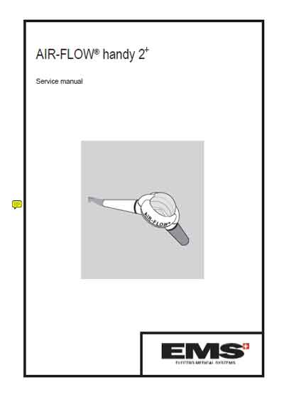Сервисная инструкция, Service manual на Стоматология Air-Flow handy 2+
