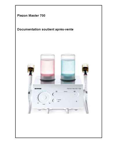 Сервисная инструкция, Service manual на Стоматология Piezon Master 700