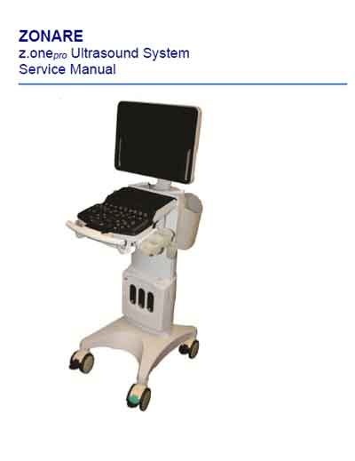 Сервисная инструкция, Service manual на Диагностика-УЗИ Z.One Pro (2019) [Zonare]